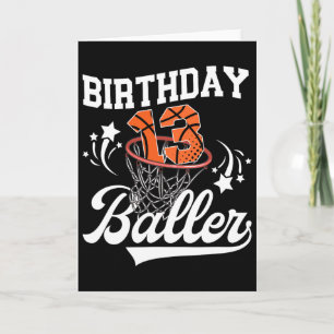 13th Sketll Birthday Thirteen Year Old Sketll Play Card