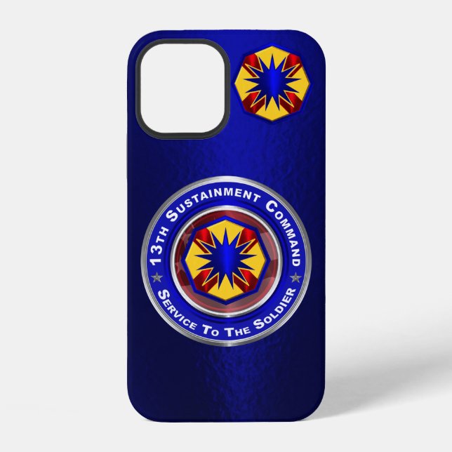 13th Sustainment Command  iPhone Case (Back)