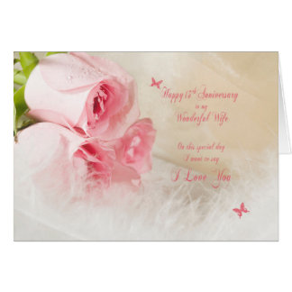 13th  Wedding  Anniversary  Cards Invitations Zazzle co uk