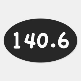 140.6 OVAL STICKER