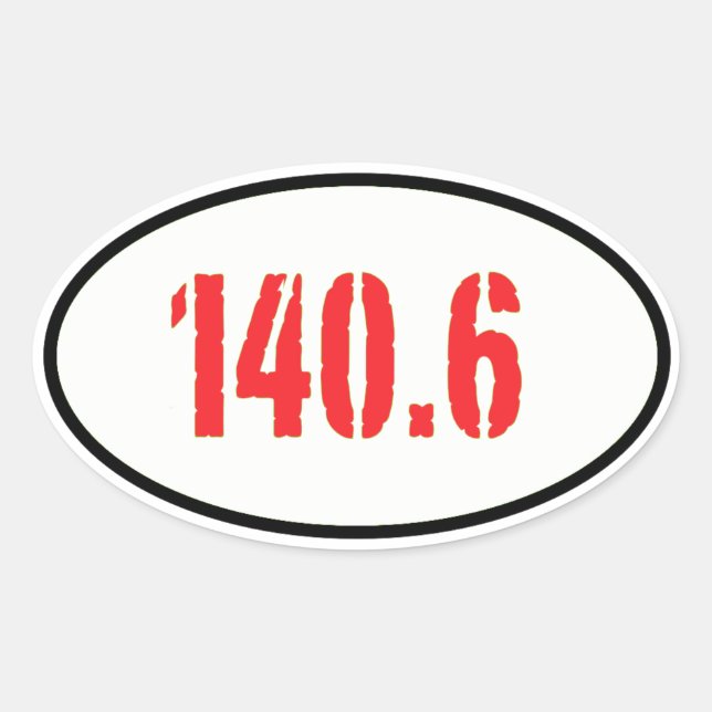 140.6 OVAL STICKER (Front)