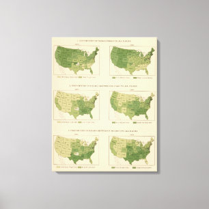 140 Proportion farms owned, rented Canvas Print
