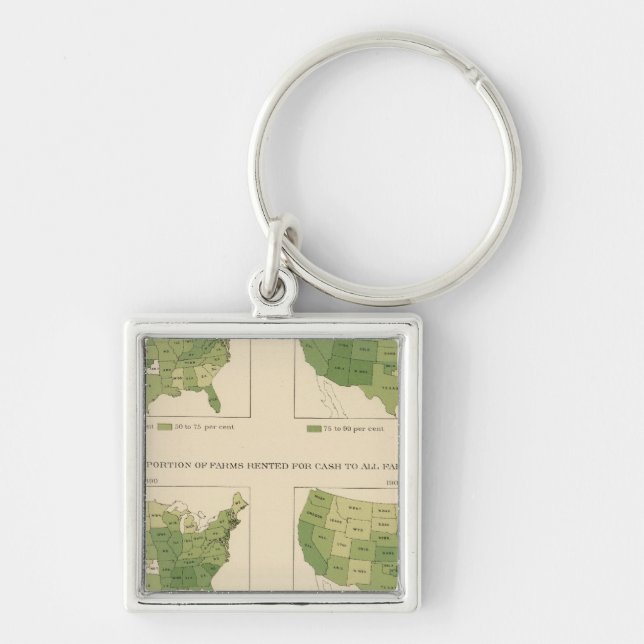 140 Proportion farms owned, rented Key Ring (Front)