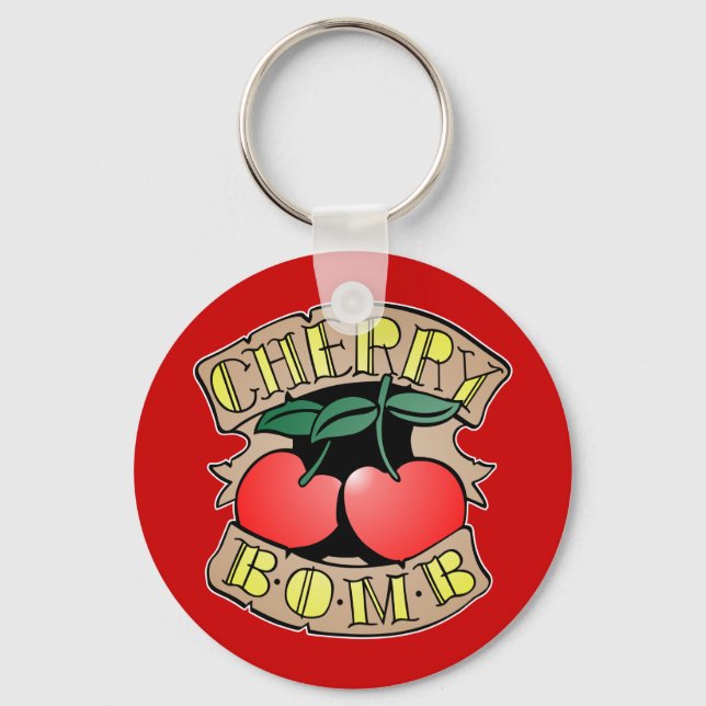 1413032011 Cherry Bomb Inverso (Rocker & Kustom) Key Ring (Front)