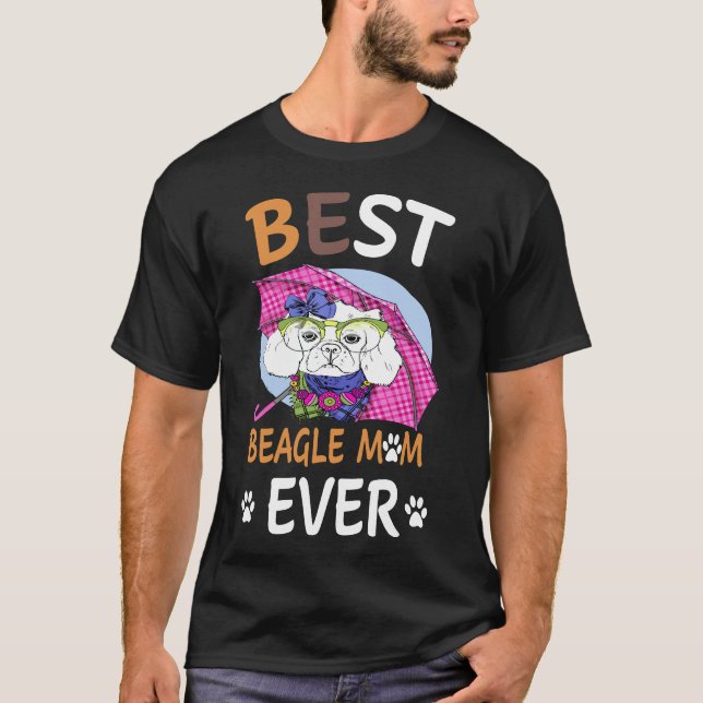 141 Best Beagle Mum Ever T-Shirt (Front)