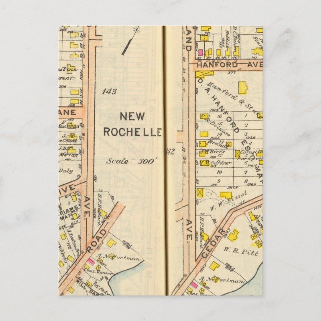 142143 New Rochelle Postcard (Front)