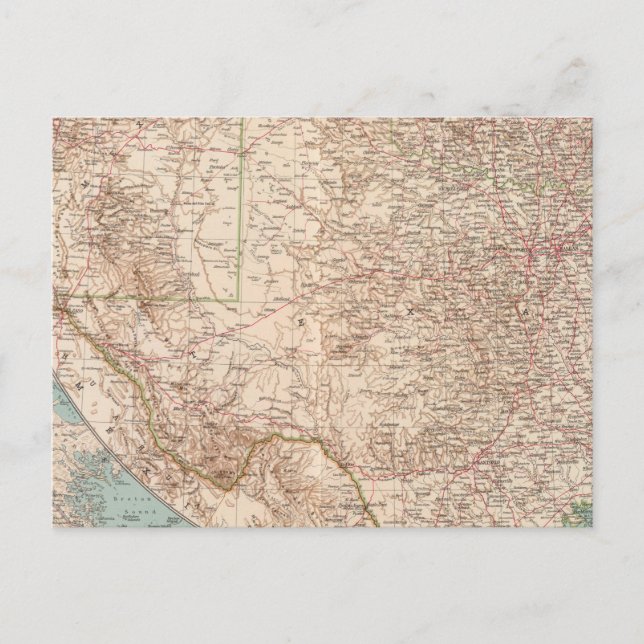 14344 NM, Okla, Tex Postcard (Front)