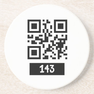 143 secret QR code message, decode it and say it Coaster