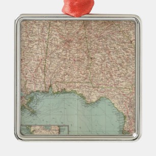 14546 Ark, Tenn, La, Miss, Fla, Ala, Ga, SC Metal Tree Decoration