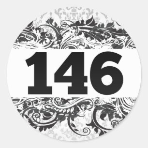 146 CLASSIC ROUND STICKER