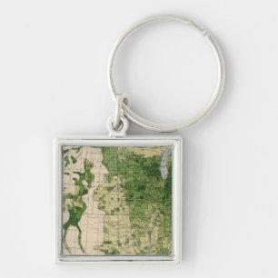 148 Sheep/sq mile Key Ring