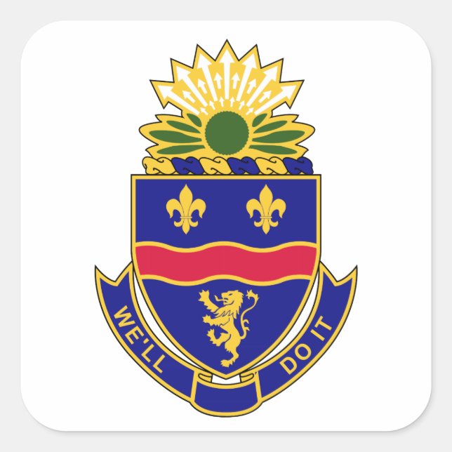 148th Infantry Regiment - We'll Do It Square Sticker (Front)