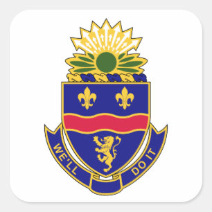 148th Infantry Regiment - We'll Do It Square Sticker