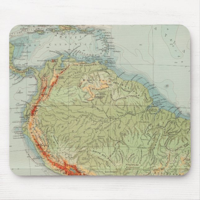 14950 South America Physical Mouse Mat (Front)