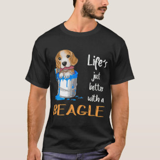 149 Life Just Better With A Beagle T-Shirt