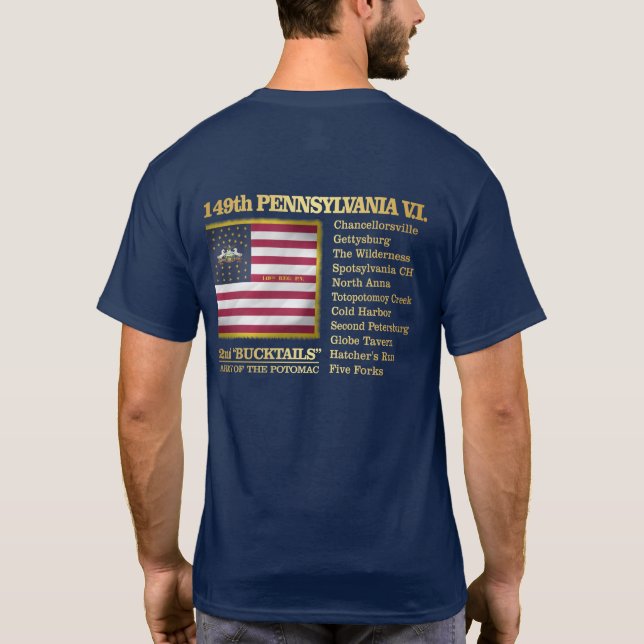 149th Pennsylvania VI (BH) T-Shirt (Back)