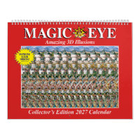 14.25" Wide 2027 International Magic Eye Calendar