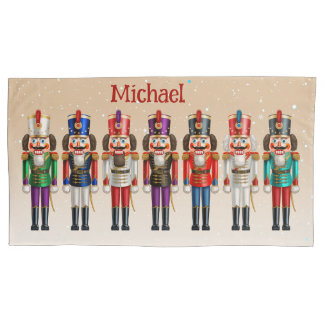 14 Colourful Nutcrackers Toy Soldiers Pillowcase