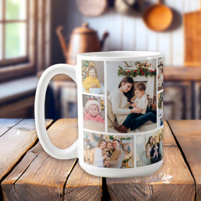 14 Family Photo Coffee Mug (Custom family photo mug)