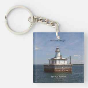 14 Foot Shoal Light acrylic key chain