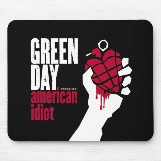 14 GREEN DAY logo Accessories Mouse Pads (Front)