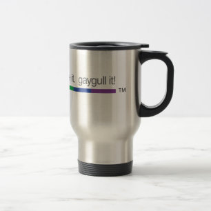 14 oz. Gaygull Travel Mug