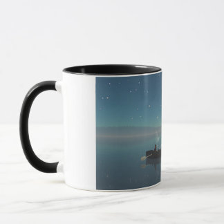 14 oz mug with "Peaceful" image