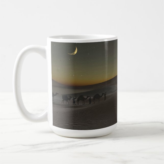 14 oz mug with "Yonder Star" image (Left)