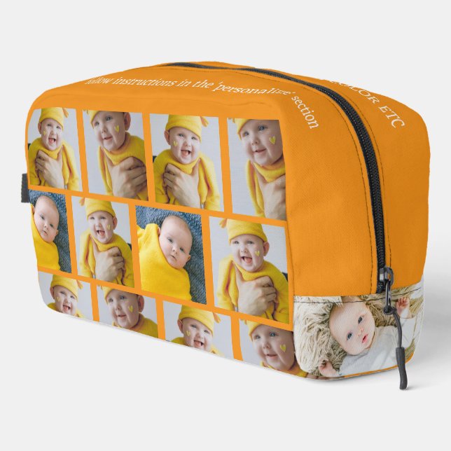 14 Photo Collage Template Make Your Own Fun Dopp Kit (Right Corner)