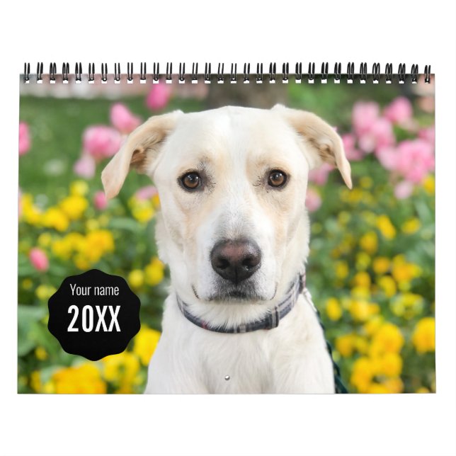 14 Photo Full Coverage - Modern Personalised  Calendar (Cover)