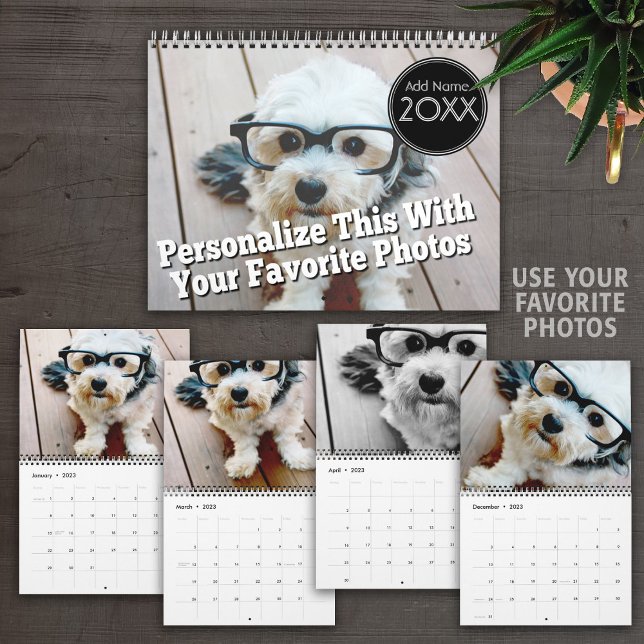14 Photo Template Full Coverage - Photo Collage Calendar (Creator Uploaded)