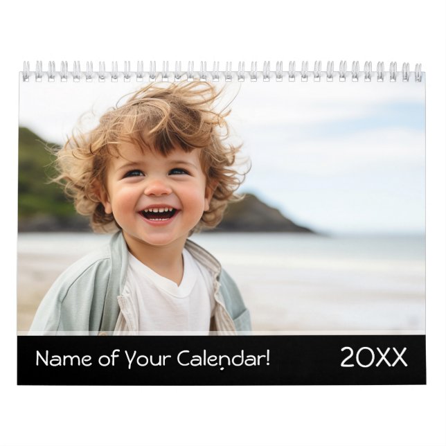 14 Photo with Full Coverage - Personalised Calendar (Cover)