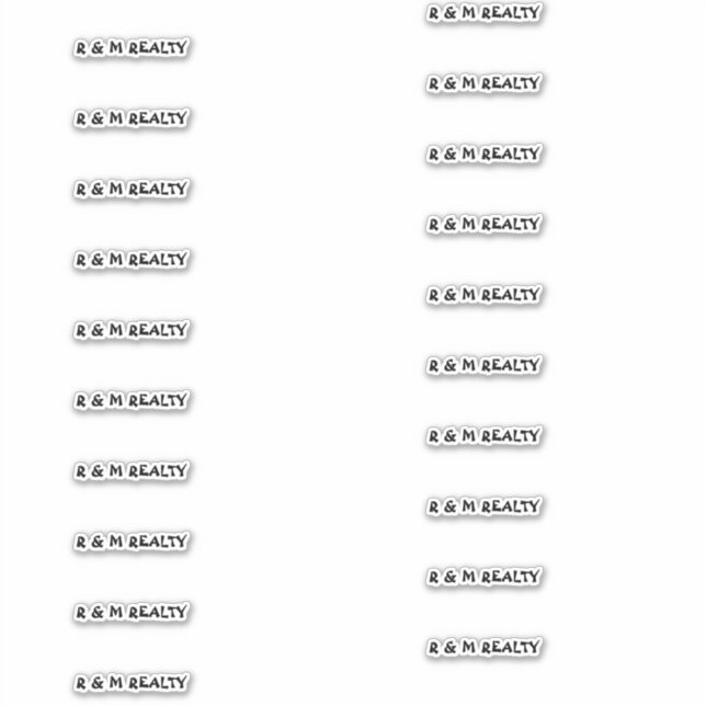 14 " X 14" STICKERS (Front)