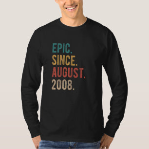 14 Year Old 14th Birthday Bday Epic Since August T-Shirt