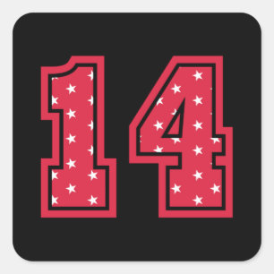 14 YEAR OLD BIRTHDAY 14th Birthday Kids Vintage Square Sticker
