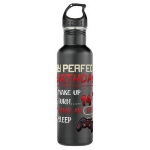 14 Year Old Gamer Gift Boy Teen 14th Perfect Birth 710 Ml Water Bottle