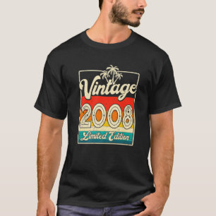 14 Year Old Gifts Vintage 2008 Limited Edition 14T T-Shirt