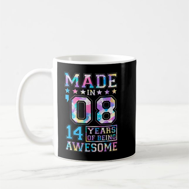 14 Year Old Girl Gifts For 14th Birthday Gift Born Coffee Mug (Left)