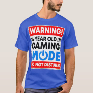 14 Year Old in Gaming Mode Do Not Disturb Video T-Shirt