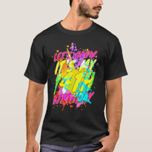 14 Years Old Let's Glow Party 14th Birthday It's M T-Shirt