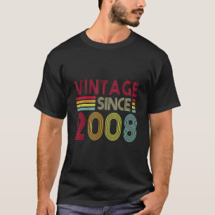 14 Years Old Retro Vintage 2008  Editon 14th Birth T-Shirt