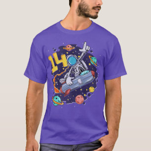 14 Years Old Space Shuttle Astronaut 14th Birthday T-Shirt