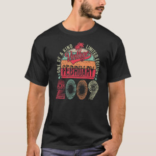 14 Years Old Vintage February 2009 14th Birthday T-Shirt