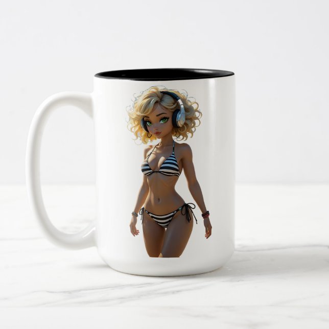 14A Dollz by: Svace - Series 01 Two-Tone Coffee Mug (Left)