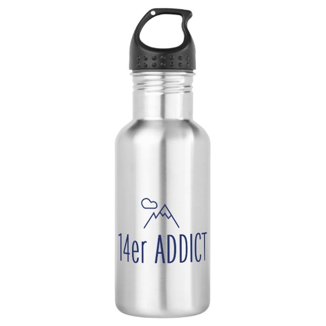 14er Addict 532 Ml Water Bottle (Front)
