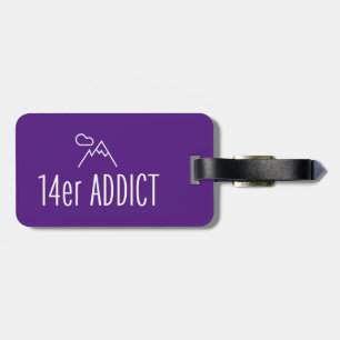 14er Addict Luggage Tag