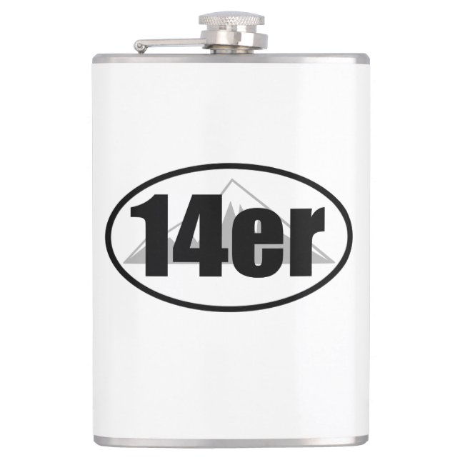 14er hip flask (Front)