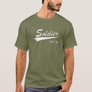 14Th Anniversary In Service Soldier Since 2008 Gif T-Shirt