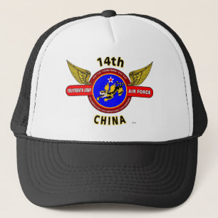 14TH ARMY AIR FORCE "ARMY AIR CORPS" WW II TRUCKER HAT