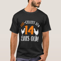 14th Birthday 14 Years Old Chicken Farmer chicken